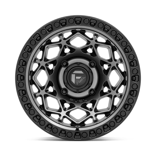Fuel Offroad D784 UNIT UTV Gunmetal W/ Matte Black Ring 15x10 0 4x156mm 132mm