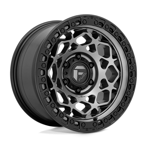 Fuel Offroad D784 UNIT Gunmetal W/ Matte Black Ring 17x9 -12 5x127mm 71.5mm