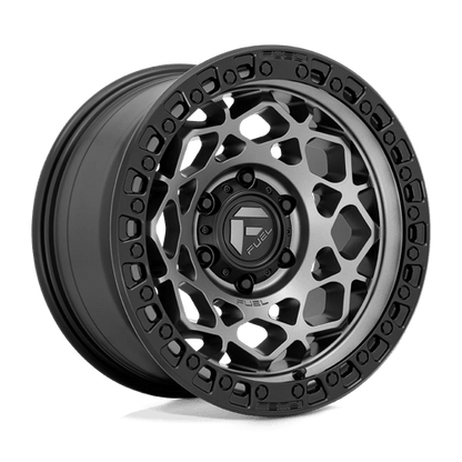 Fuel Offroad D784 UNIT Gunmetal W/ Matte Black Ring 17x9 -12 5x127mm 71.5mm