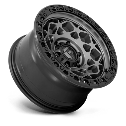 Fuel Offroad D784 UNIT Gunmetal W/ Matte Black Ring 17x9 +1 6x114.3mm 66.1mm
