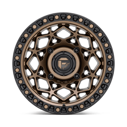 Fuel Offroad D785 UNIT UTV Bronze W/ Matte Black Ring 15x7 +10 4x156mm 132mm