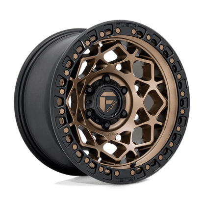 Fuel Offroad D785 UNIT Bronze W/ Matte Black Ring 17x9 -12 6x139.7mm 106.1mm