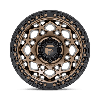 Fuel Offroad D785 UNIT Bronze W/ Matte Black Ring 17x9 -12 6x139.7mm 106.1mm