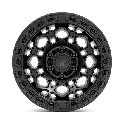 Fuel Offroad D786 UNIT Matte Black W/ M-black Ring 17x9 +1 5x127mm 71.5mm