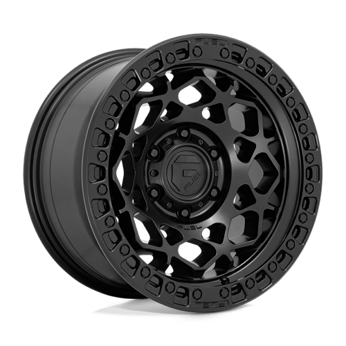 Fuel Offroad D786 UNIT Matte Black W/ M-black Ring 17x9 +1 6x114.3mm 66.1mm