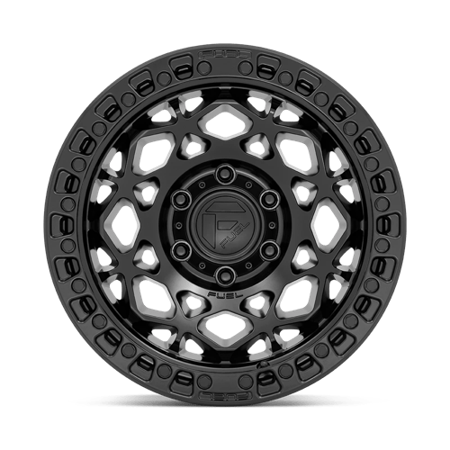 Fuel Offroad D786 UNIT Matte Black W/ M-black Ring 17x9 +1 6x120mm 66.9mm
