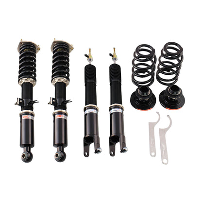 BC Racing BR Series coilovers on white background