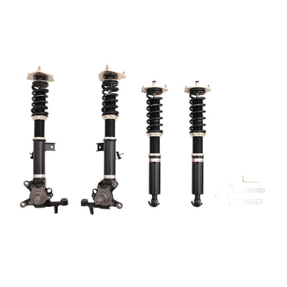BC Racing BR Series coilovers on white background