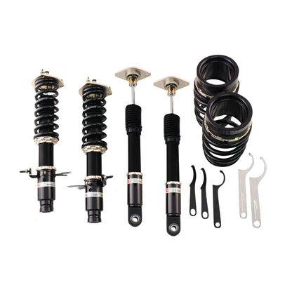 BC Racing BR Series coilovers on white background