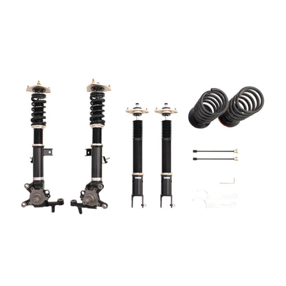 BC Racing BR Series coilovers on white background
