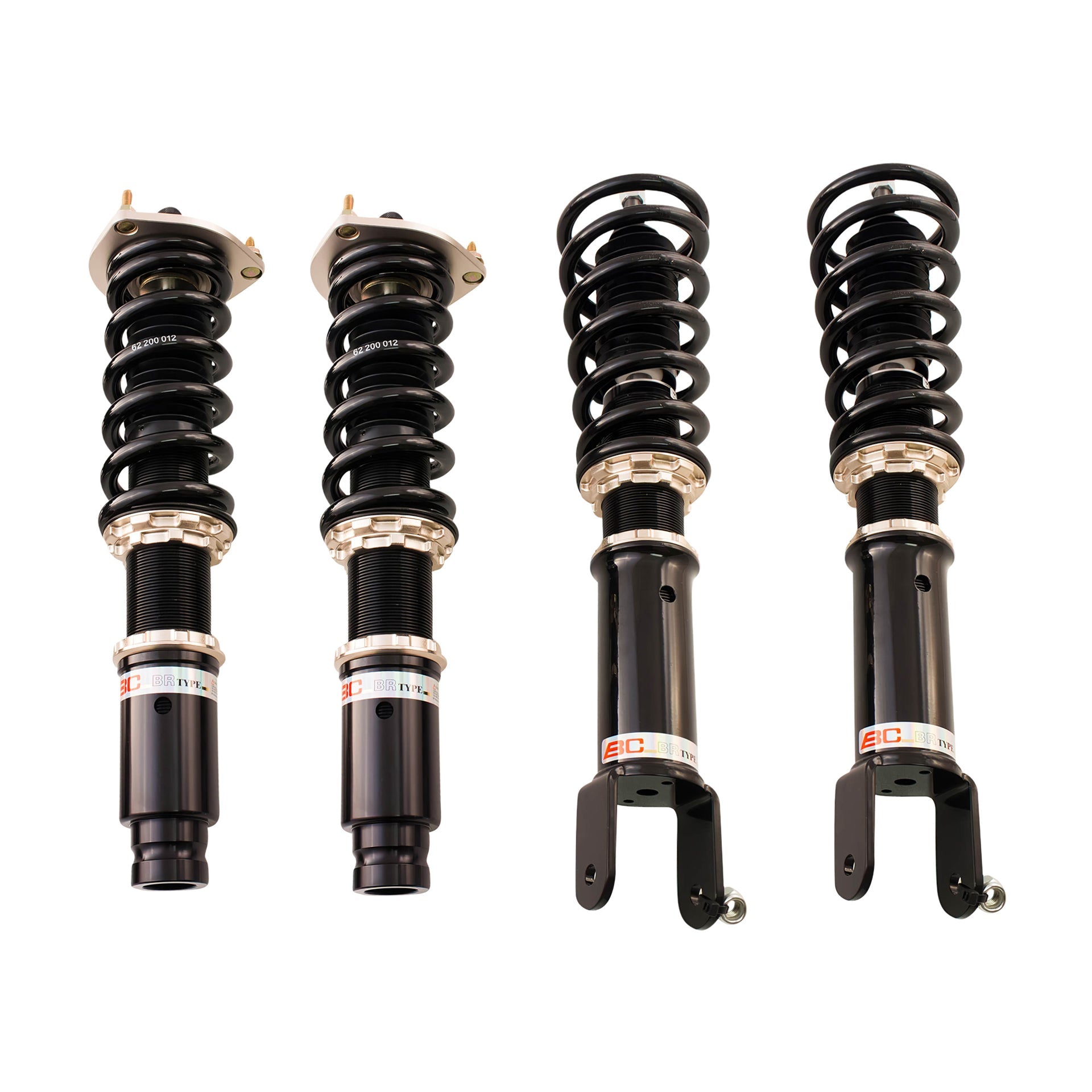 BC Racing BR Series coilovers on white background