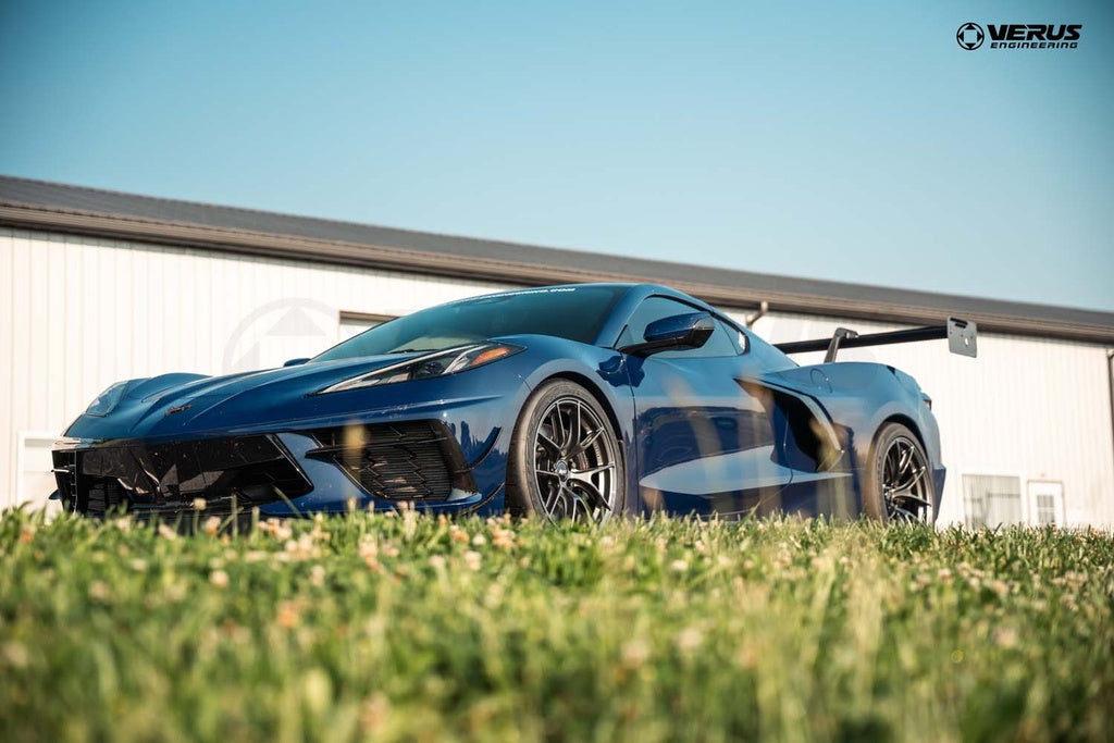 Verus - Swan Neck V1X Rear Wing Kit - Corvette Stingray (C8)