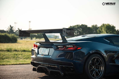 Verus - Swan Neck V1X Rear Wing Kit - Corvette Stingray (C8)