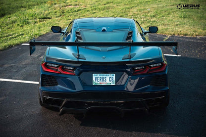Verus - Swan Neck V1X Rear Wing Kit - Corvette Stingray (C8)