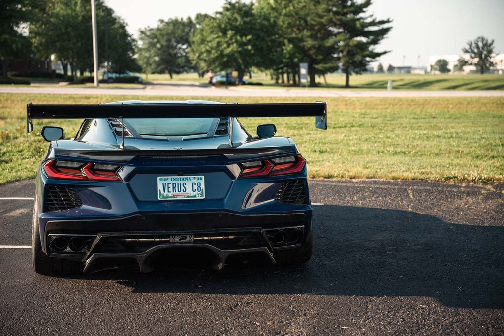 Verus - Swan Neck V1X Rear Wing Kit - Corvette Stingray (C8)