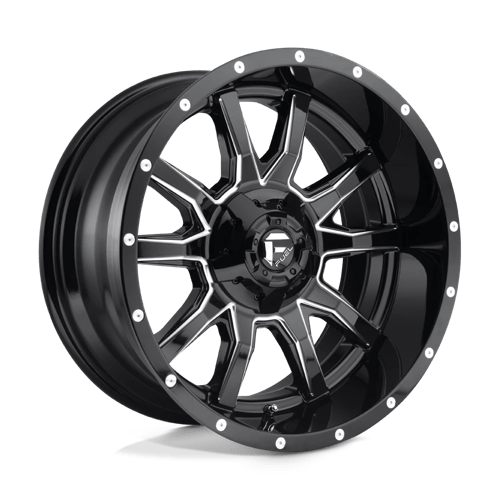 Fuel Offroad D627 VANDAL Gloss Black Milled 20x10 -18 5x139.7|5x150mm 110.1mm