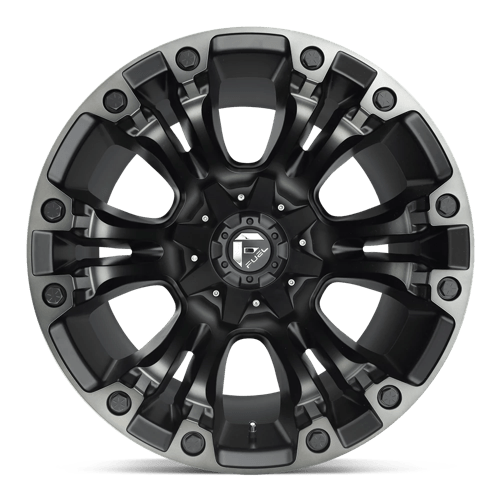 Fuel Offroad D851 VAPOR Matte Black Gray Tint 20x9 +35 5x114.3|5x120mm 72.6mm