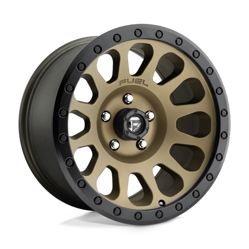 Fuel Offroad D600 VECTOR Matte Bronze Black Bead Ring 17x9 -12 6x139.7mm 108mm