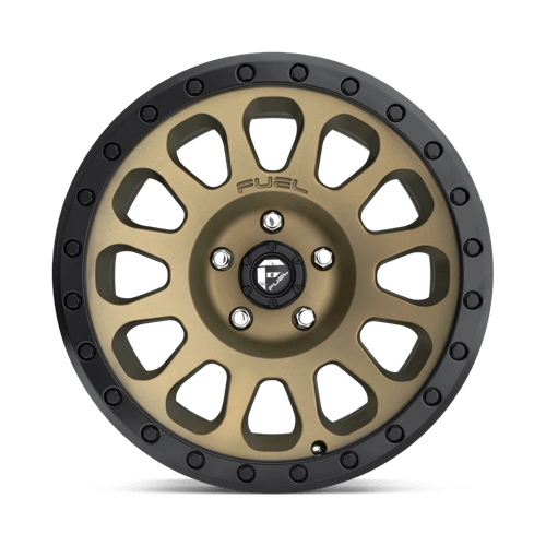 Fuel Offroad D600 VECTOR Matte Bronze Black Bead Ring 17x9 -12 5x127mm 78.1mm