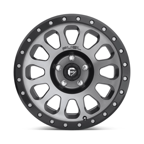 Fuel Offroad D601 VECTOR Matte Gunmetal Black Bead Ring 18x9 +1 8x165.1mm 125.1mm