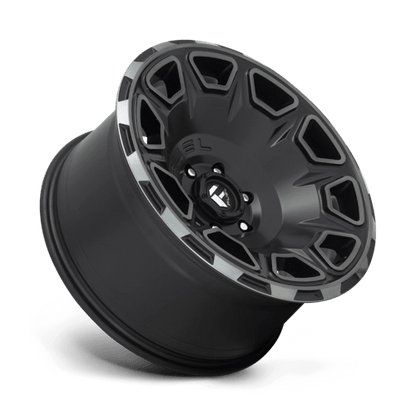 Fuel Offroad D686 VENGEANCE Matte Black Double Dark Tint 17x9 -12 6x139.7mm 106.1mm