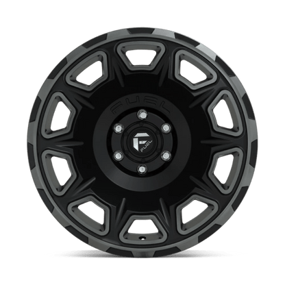Fuel Offroad D686 VENGEANCE Matte Black Double Dark Tint 17x9 -12 6x139.7mm 106.1mm