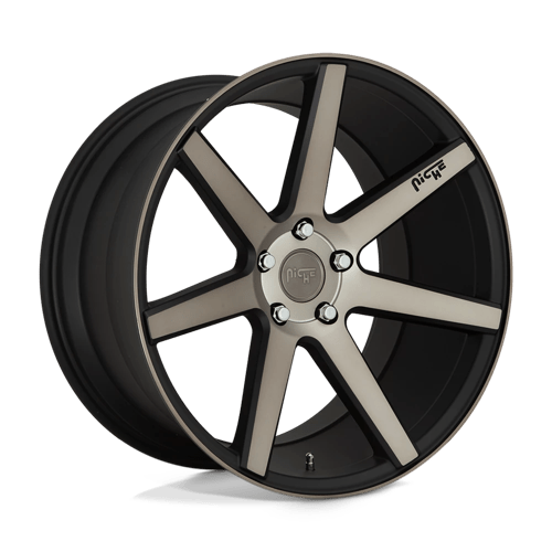 Niche M150 VERONA Matte Black Machined 20x10 +40 5x114.3mm 72.6mm