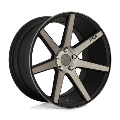 Niche M150 VERONA Matte Black Machined 20x10 +40 5x114.3mm 72.6mm