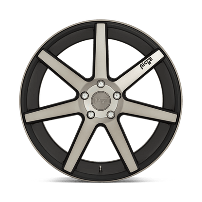 Niche M150 VERONA Matte Black Machined 20x10 +40 5x114.3mm 72.6mm