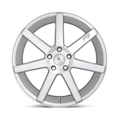 Niche M179 VERONA Gloss Silver Machined 20x10.5 +30 5x114.3mm 72.6mm