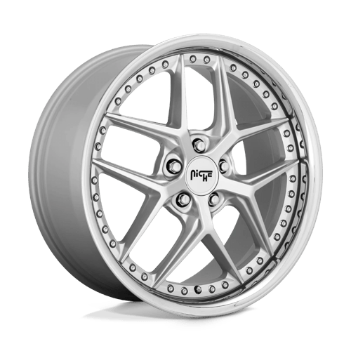 Niche M225 VICE Matte Silver 20x10.5 +40 5x112mm 66.6mm