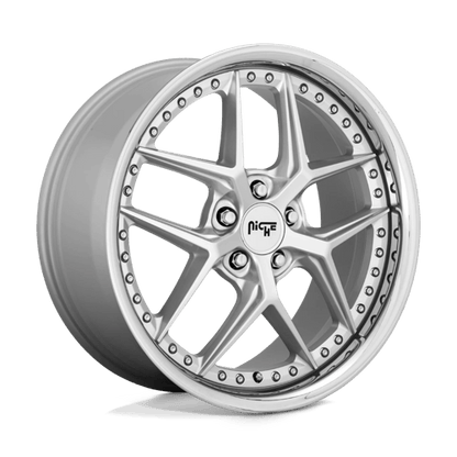 Niche M225 VICE Matte Silver 20x10.5 +40 5x112mm 66.6mm