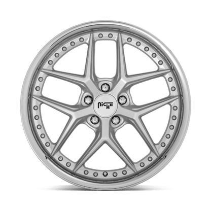Niche M225 VICE Matte Silver 20x10.5 +40 5x112mm 66.6mm