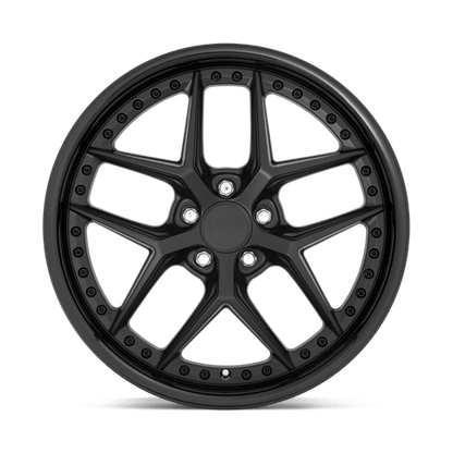 Niche M226 VICE Gloss Black Matte Black 19x8.5 +35 5x114.3mm 72.6mm