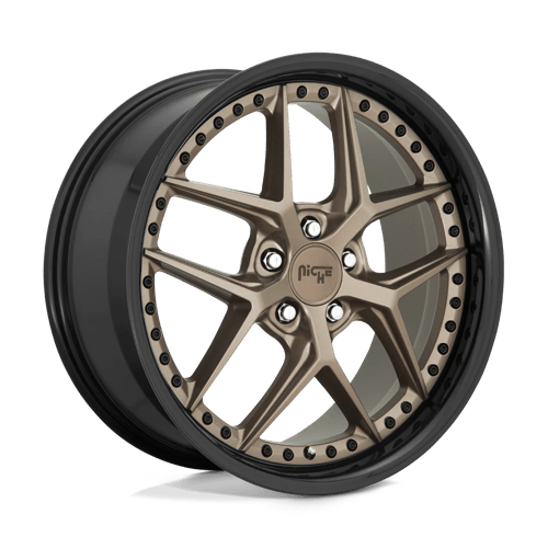 Niche M227 VICE Matte Bronze Black Bead Ring 19x8.5 +35 5x114.3mm 72.6mm