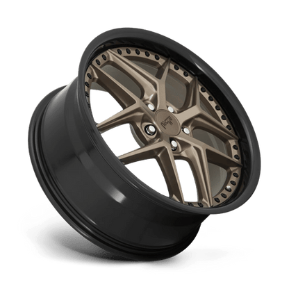 Niche M227 VICE Matte Bronze Black Bead Ring 20x9 +35 5x120mm 72.6mm