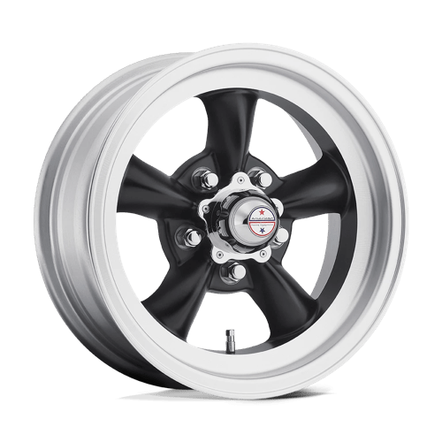 American Racing VN105 TORQ THRUST D Satin  Black W/ Machined Lip 15x4.5 -15 5x114.3mm 83.1mm