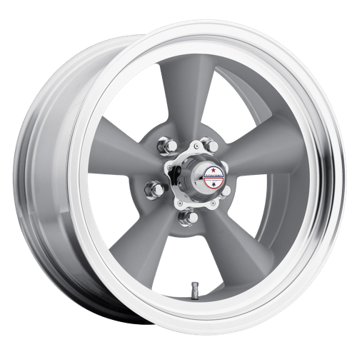 American Racing VN309 TT O Vintage Silver W/ Machined Lip 17x7 0 5x139.7mm 83.1mm