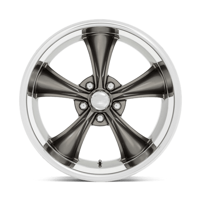 American Racing VN338 BOSS TT Graphite W/ Diamond Cut Lip 20x8.5 +2 5x120.65mm 72.6mm