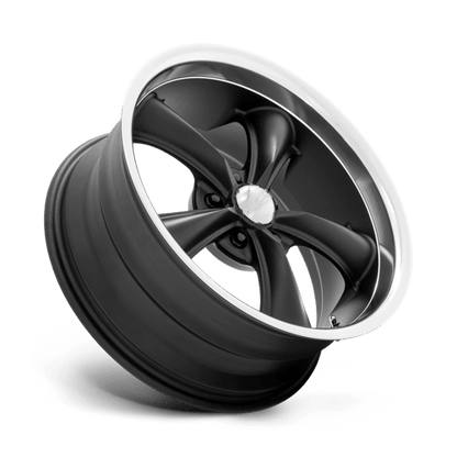 American Racing VN338 BOSS TT Textured Black Diamond Cut Lip 20x8.5 +2 5x127mm 78.1mm