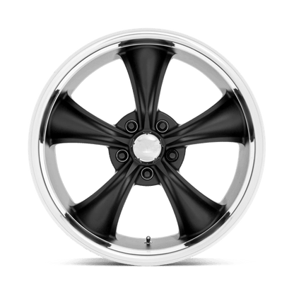American Racing VN338 BOSS TT Textured Black Diamond Cut Lip 20x8.5 +2 5x127mm 78.1mm