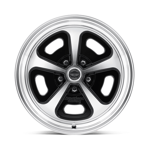 American Racing VN501 500 MONO CAST Gloss Black Machined 17x8 0 5x114.3mm 72.6mm