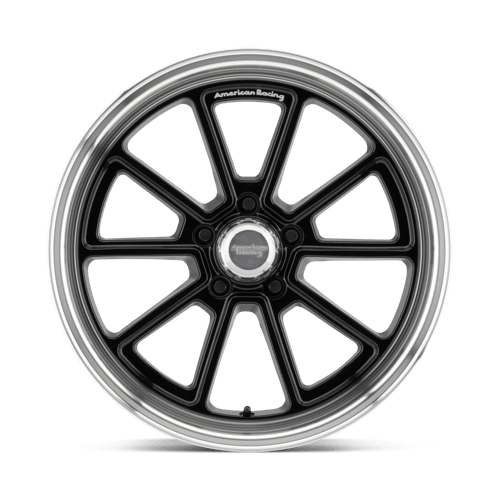 American Racing VN510 DRAFT Gloss Black W/ Diamond Cut Lip 18x8 0 5x120.65mm 72.6mm