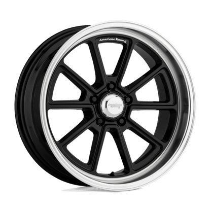 American Racing VN510 DRAFT Gloss Black W/ Diamond Cut Lip 18x10 +12 5x120.65mm 72.6mm