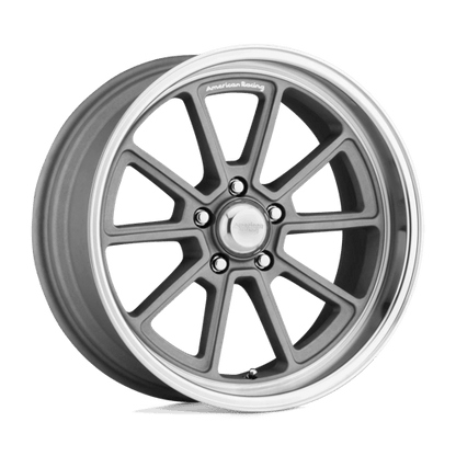 American Racing VN510 DRAFT Vintage Silver W/ Diamond Lip 18x10 0 5x127mm 78.1mm