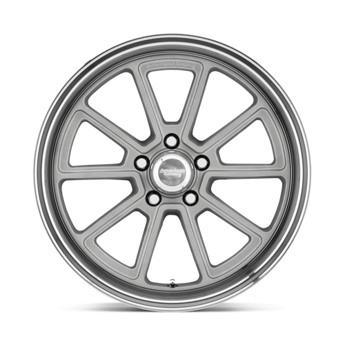 American Racing VN510 DRAFT Vintage Silver W/ Diamond Lip 18x10 0 5x120.65mm 72.6mm