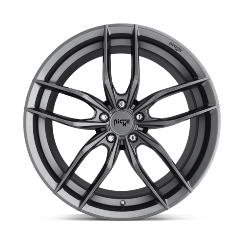 Niche M204 VOSSO Matte Anthracite 19x8.5 +25 5x112mm 66.6mm