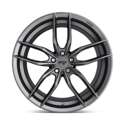 Niche M204 VOSSO Matte Anthracite 20x10.5 +45 5x112mm 66.6mm