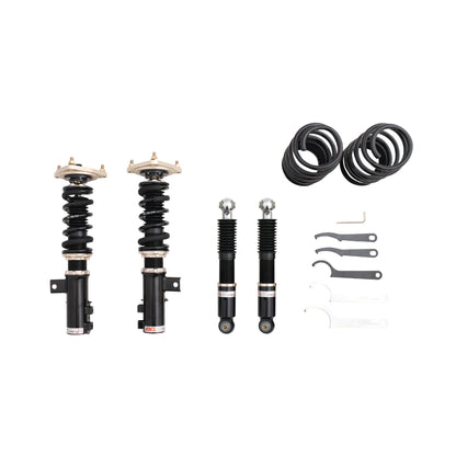BC Racing BR Series coilovers on white background