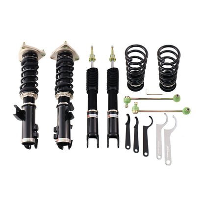 BC Racing BR Series coilovers on white background